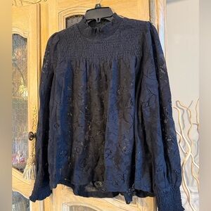 Sundance Black Lace Women's Top